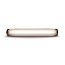 14K Rose Gold 3.5mm Comfort-Fit Wedding Ring
