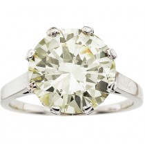 14k White Gold Antique Oval Shaped Sapphire and Diamond  Engagement Ring 