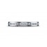 18K White Gold 3mm High Polished Channel Set 16-Stone Diamond Ring (.32ct)