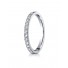 14k White Gold 2mm Pave Set Eternity Ring 