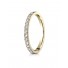 18k Yellow Gold 2mm Pave Set  Eternity Ring