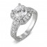 14K White Gold Sophia Halo Engagement Ring