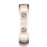 14k Rose Gold 6mm Comfort-Fit High Polish Edge Satin Center Burnish Set 8 Stone Diamond Eternity Ring (.32ct) (Wed_Ring_Diamond)