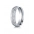 Cobaltchrome™ 6mm Comfort-Fit Satin-Finished Design Ring 