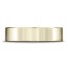 18k Yellow Gold 6mm Comfort-Fit Satin-Finished Carved Design Band