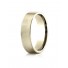 18k Yellow Gold 6mm Comfort-Fit Satin-Finished Carved Design Band
