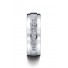 Argentium Silver 7mm Comfort-Fit Pave Set 9-Stone Diamond Design Band 