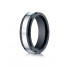 Cobaltchrome™7mm Comfort-Fit Ceramic Beveled Edge Design Ring 