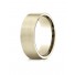 14k Yellow Gold 8mm Comfort-Fit Satin-Finished Carved Design Band