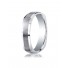 Argentium Silver 5mm Comfort-Fit Four-Sided Design Band 