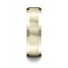 14k Yellow Gold 7mm Comfort-Fit Satin-Finished Four-Sided Carved Design Band