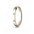 14k Yellow Gold 3mm Comfort-Fit Burnish Set 8-Stone Diamond Eternity Ring (.16ct) (Wed_Ring_Diamond)