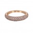 18K Rose Gold Micropave Diamond Wedding Ring (Wed_Ring_Diamond)