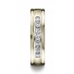 18K Yellow Gold 6mm Comfort-Fit Channel Set 7-Stone Diamond Eternity Ring (.42ct) (Wed_Ring_Diamond)