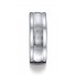 Cobaltchrome™ 8mm Comfort-Fit Satin-Finished Round Edge Design Ring 