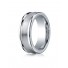 Cobaltchrome™ 8mm Comfort-Fit Satin-Finished Round Edge Design Ring 