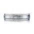 Titanium 6mm Comfort-Fit Satin-Finished Round Edge Design Ring 