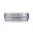 Titanium 8mm Comfort-Fit Satin-Finished Round Edge Design Ring 